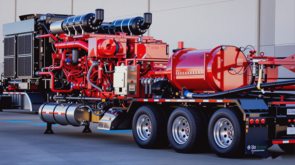 SJ Electric Fracturing Fleet for oilfield operations