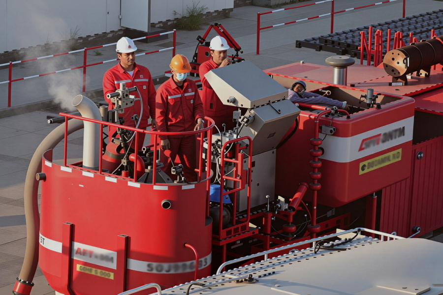 Truck-mounted Cementing Unit - Cementing Units | SJ Petroleum Machinery